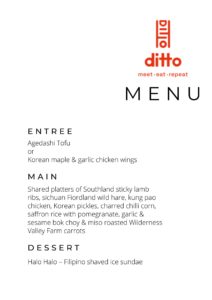 Ditto menu SD 212x300 - Street Dine Fiordland